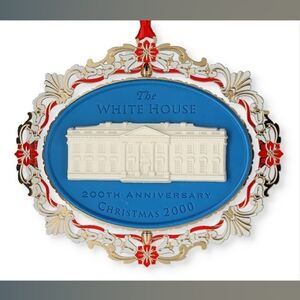 🇺🇸 2000 White House Christmas Ornament